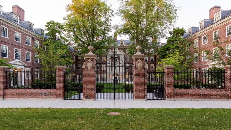 Closed gates symbolize the chances of getting off the Harvard waitlist.