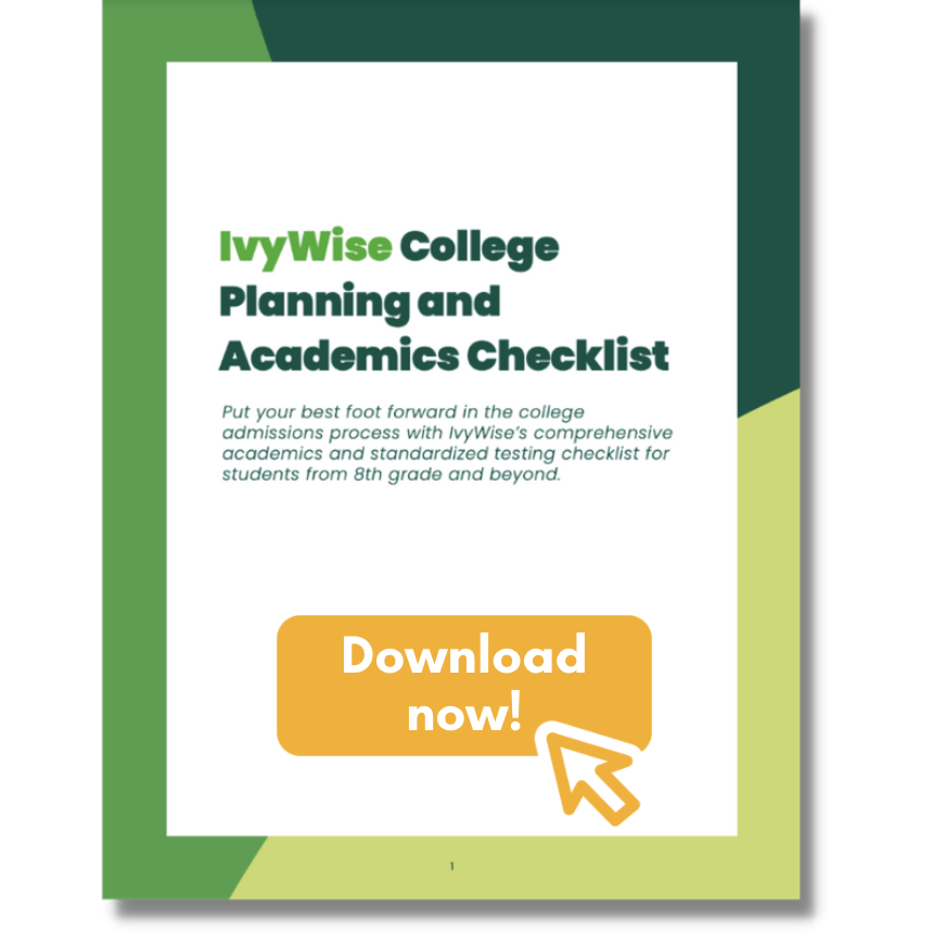 IvyWise College Planning Checklist