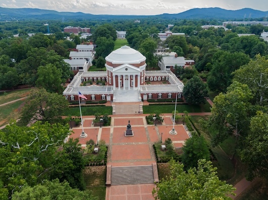 Buildings of University of Virginia, Charlottesville, Virginia, United States.