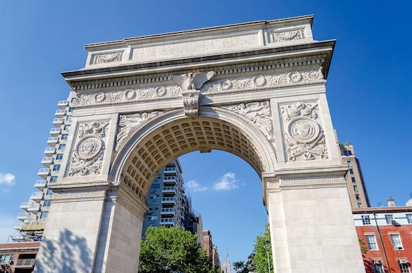 Washington Square Arch at NYU