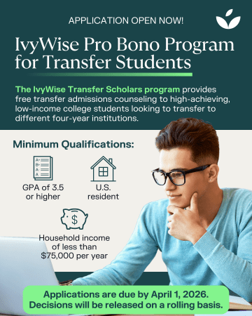 IvyWise Transfer Scholars Pro Bono Programme