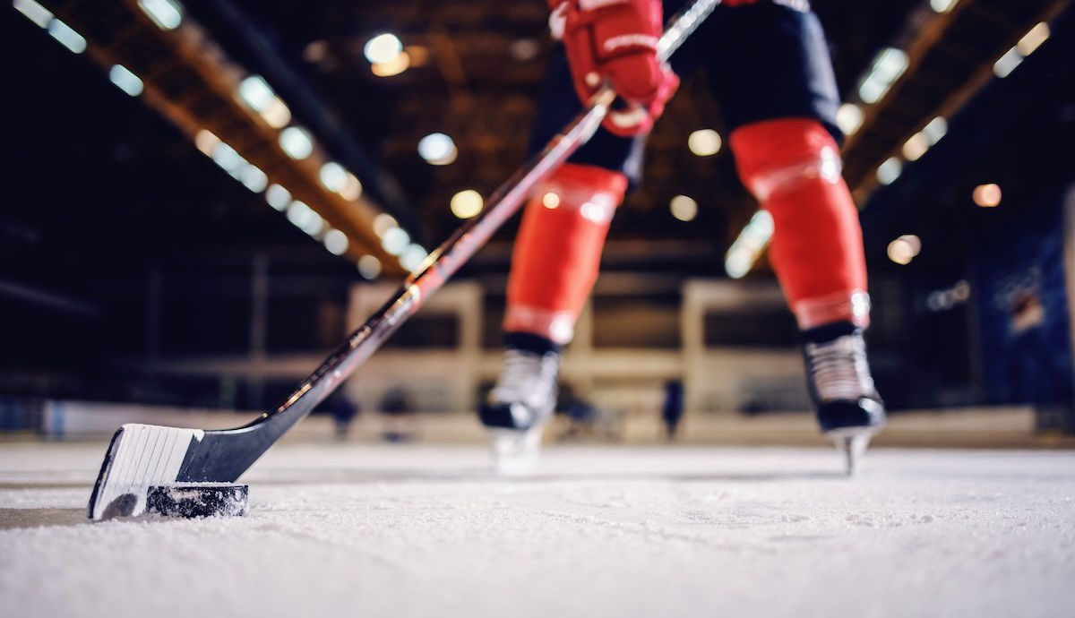 Student-athlete training for Winter Olympics